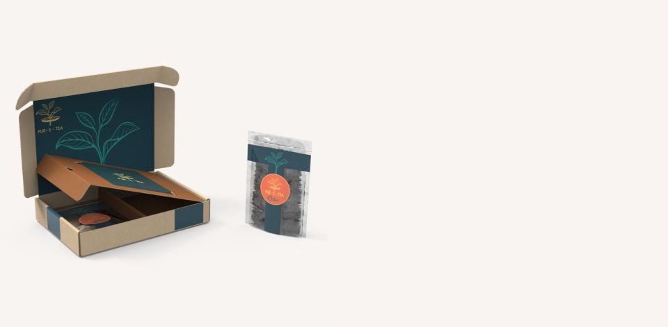 Pur-e Tea Branding and Packaging Design Image